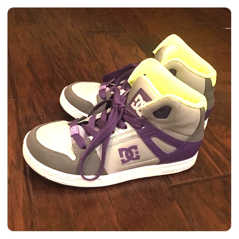 Girls DC High Top Sneakers